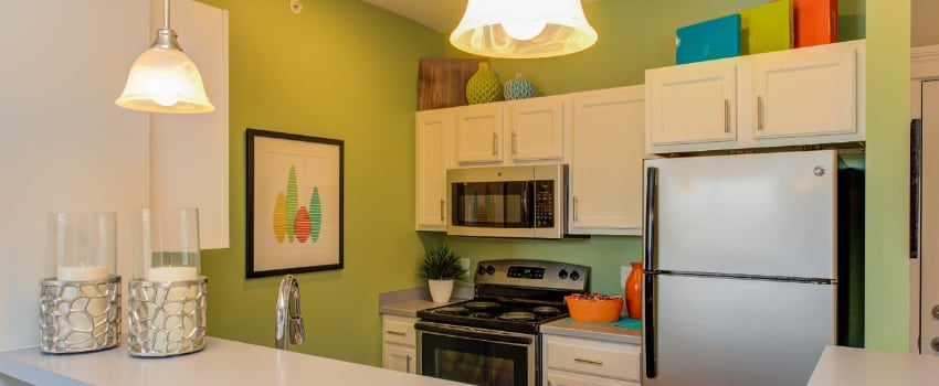 Kitchen in a Carmel apartment